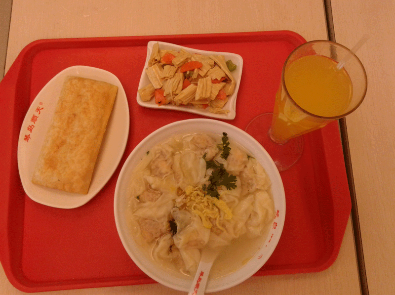 营养套餐 虾仁馄饨;精肉馄饨;扇贝馄饨; 青岛琴岛顺天餐饮连锁有限公司