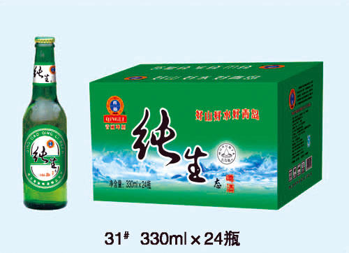 31#330ml×24瓶 纯生;易拉罐;啤酒;青丽啤酒;青岛青丽;青岛啤酒;黑啤;金啤;原浆桶;青丽特纯;特纯;青岛原浆桶; 青丽啤酒-青岛青丽啤酒有限公司-青岛青丽