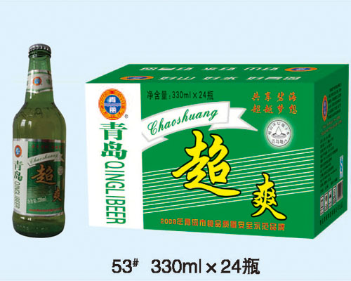 53#330ml×24瓶 纯生;易拉罐;啤酒;青丽啤酒;青岛青丽;青岛啤酒;黑啤;金啤;原浆桶;青丽特纯;特纯;青岛原浆桶; 青丽啤酒-青岛青丽啤酒有限公司-青岛青丽