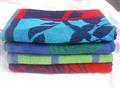 velour jacquard beach towel  Qingdao Edica Textile Co., Ltd.